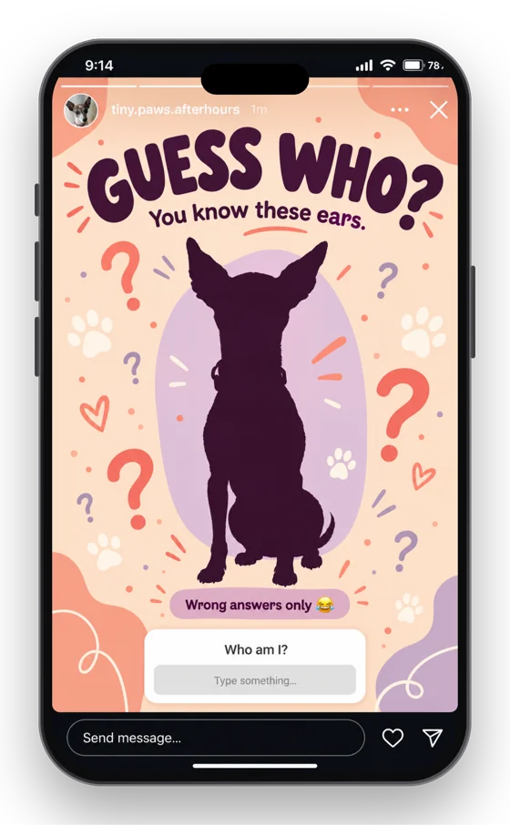 Safe version: guess who